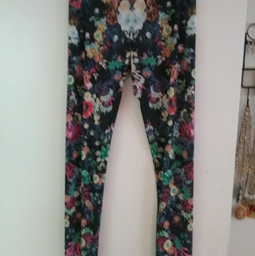 Floral leggings